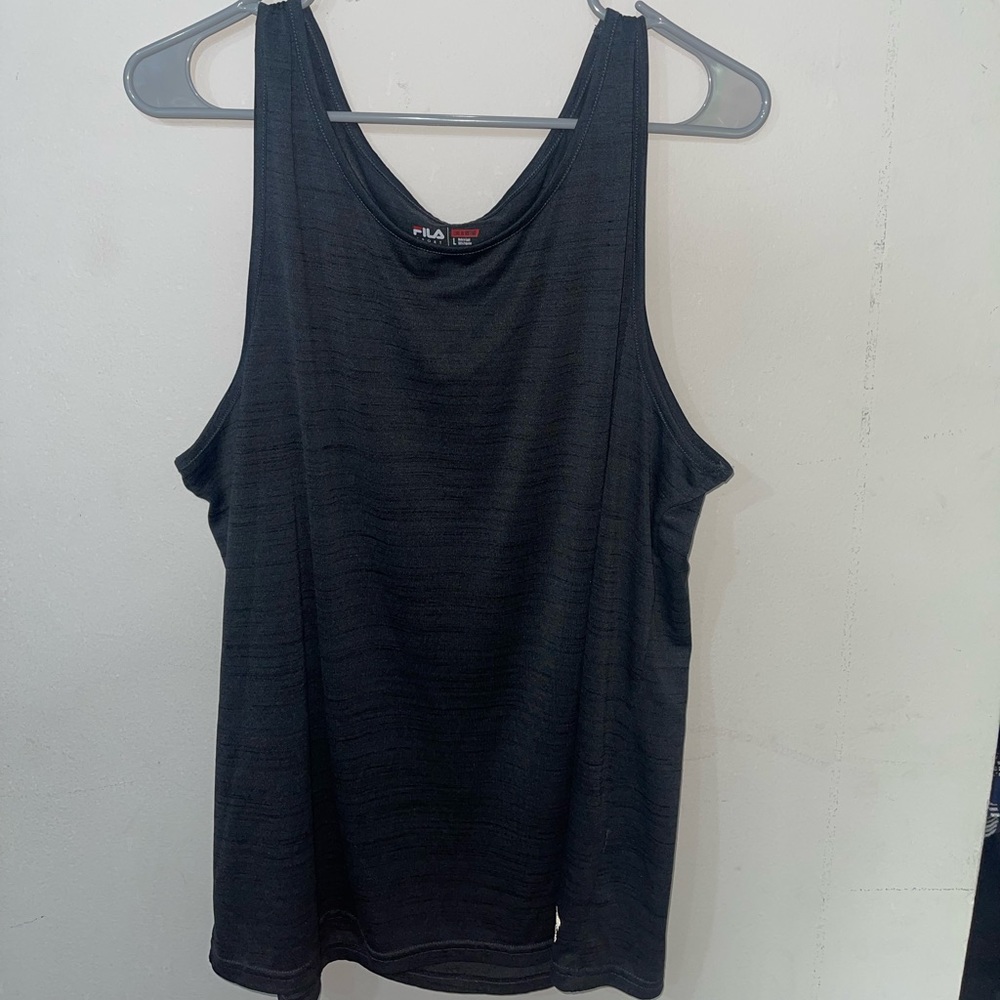 Dark Grey Fila sports tank top